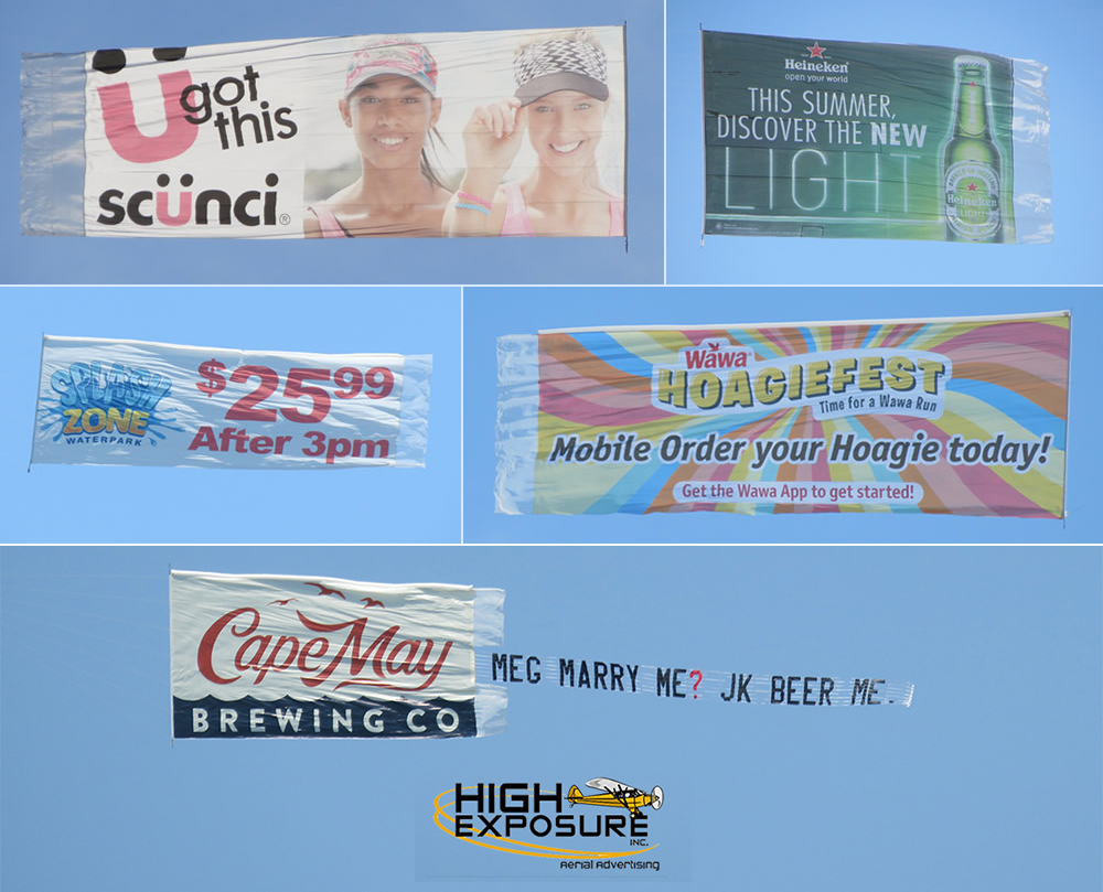 aerial billboard plane banners